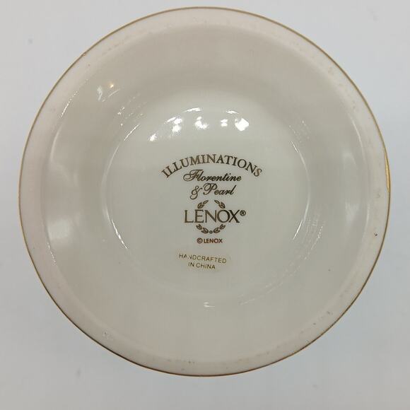 Lenox Illuminations Florentine and Pearl Trumpet Votive Candle Holder - Picture 7 of 9